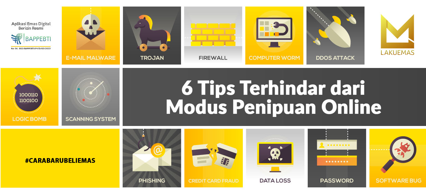 6 Tips Terhindar Dari Modus Penipuan Online | Lakuemas