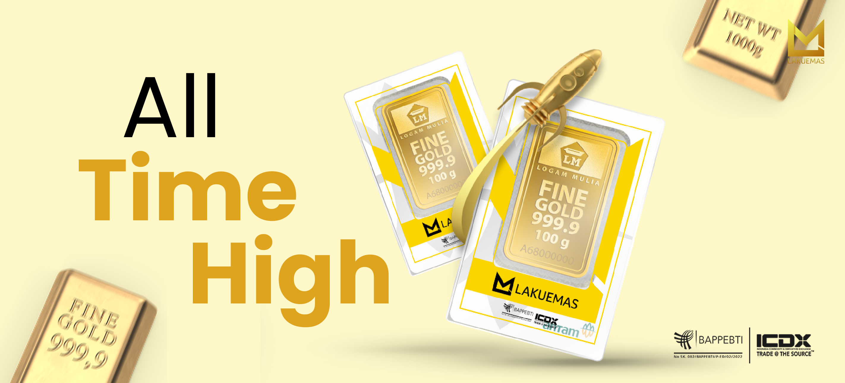 Harga Emas Pecah Rekor Terbaru, Jangan Melewatkan Momentum ini !